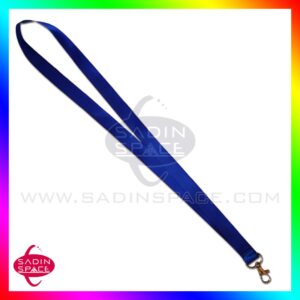 بند آویز آبی ساده هوانوردی و خلبانی Blue Lanyard