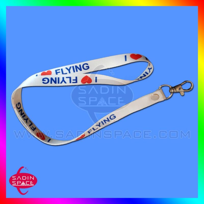 بند آویز هوانوردی و خلبانی I LOVE FLYING Lanyard