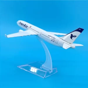 ماکت هواپیما ایران ایر ایرباس 330 کوچک Airplane Model Iran Air Airbus A330