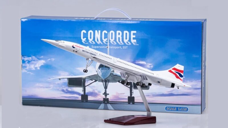 ماکت هواپیما بریتیش ایرویز کنکورد British Airways concorde airplane model