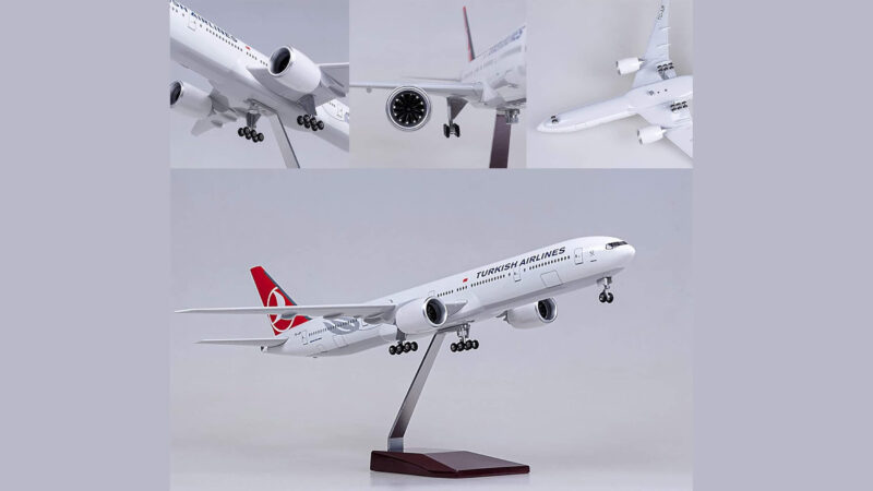 ماکت هواپیما ترکیش ایرلاینز بویینگ 777 Turkish Airlines Boeing 777 Airplane Model