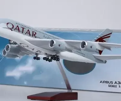 ماکت هواپیما قطر ایرویز ایرباس 380 Airplane Model Qatar Airways Airbus A380