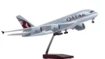 ماکت هواپیما قطر ایرویز ایرباس 380 Airplane Model Qatar Airways Airbus A380