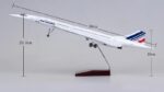 ماکت هواپیما کنکورد ایرفرانس Airfrance concorde airplane model